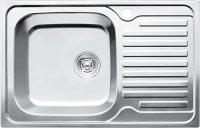 Мойка Kaizer врезная KSS-7850L (780*500*180*0,8мм) хром левая