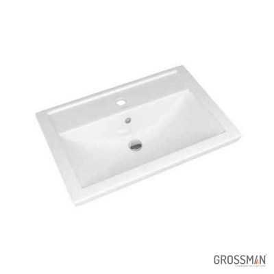 Тумба Grossman Флай-70 дуб сонома/белая (под раковину Фостер-70)