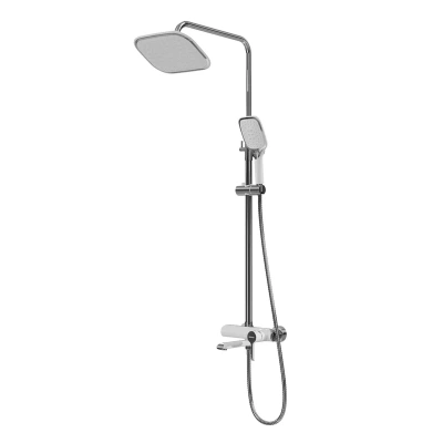 Душевая стойка Grossman GR Alba 500.K35.06.100/000 хром с белым