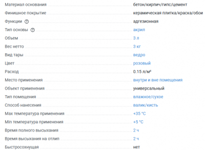 Бетон-контакт Оберн 3кг