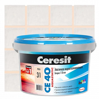 Затирка Ceresit Aquastatic CE40 №31 роса 2кг