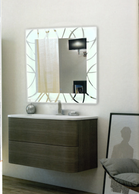 Зеркало Allegro  LED 770*770 с сенсором ЗЛП89 *