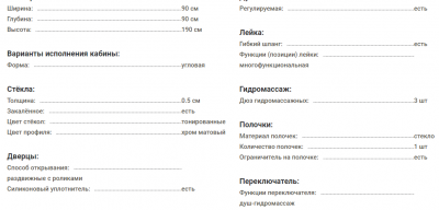 Душевая кабина River Desna 90/23(26) ТН б/крыши