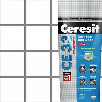 Затирка Ceresit Comfort CE33 №13 антрацит 2кг