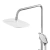 Душевая стойка Grossman GR Alba 500.K35.06.100/000 хром с белым Душевая стойка Grossman GR Alba 500.K35.06.100/000 хром с белым