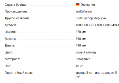 Комплект инсталяция+унитаз+кнопка WW Marberg507+Merzbach004+Marberg507RD																						