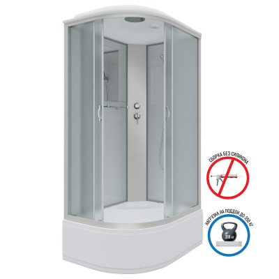 Душевая кабина NG-2310-14R (1200*800*2150) высокий поддон