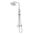 Душевая стойка Grossman GR Alba 500.K35.06.100/000 хром с белым Душевая стойка Grossman GR Alba 500.K35.06.100/000 хром с белым