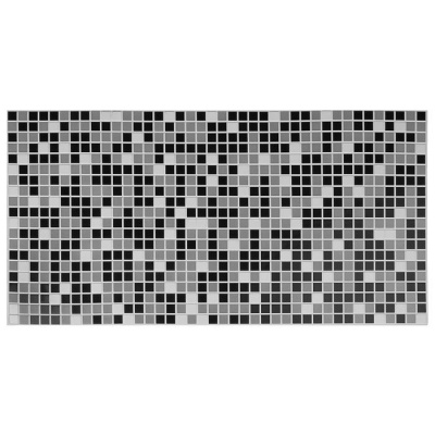 Панель ПВХ 0,48*0,95 Мозаика черная