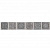 Бордюр Azori Grazia Grey Nefertiti 6,2*40,5