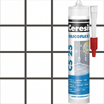Затирка-герметик Cerisit Silicoflexx CS25 №16 графит 280мл