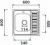 Мойка Kaizer накладная KSS-6060L (600*600*0,8мм) хром левая Мойка Kaizer накладная KSS-6060L (600*600*0,8мм) хром левая