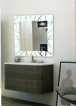 Зеркало Allegro  LED 770*770 с сенсором ЗЛП89 *