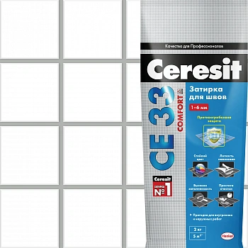 Затирка Ceresit Comfort CE33 №10 Манхеттен 2кг