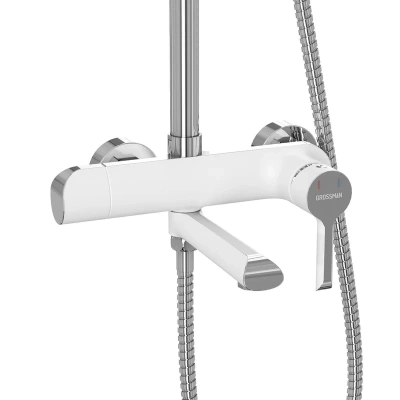 Душевая стойка Grossman GR Alba 500.K35.06.100/000 хром с белым