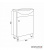 Комплект  Эко-52 3 в 1 (тумба+зеркало+ум.акватон) комбинированный
